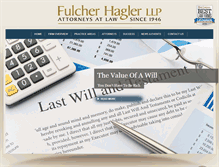 Tablet Screenshot of fulcherlaw.com